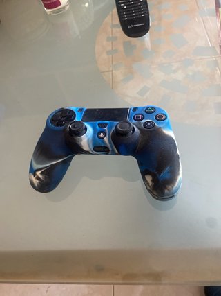 Mando PS4 (PlayStation 4) Azul y Negro