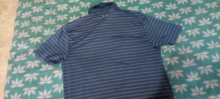 Polo Under Armour Rayas Azules