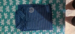 Polo Under Armour Rayas Azules