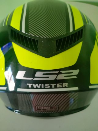 Casco Moto LS2 Downtown Negro/Amarillo
