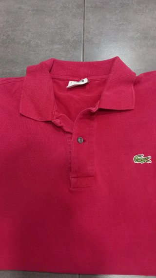 Polo Lacoste Talla S Rojo
