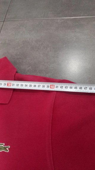 Polo Lacoste Talla S Rojo