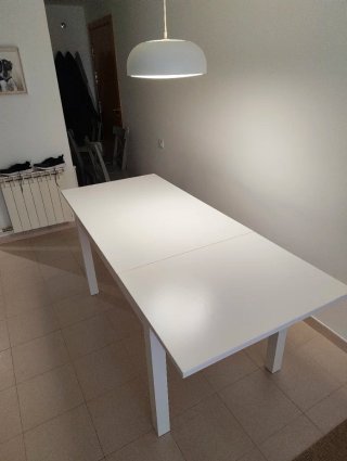 Mesa comedor extensible NÄSINGE blanca