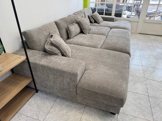 Sofá modular XL con puff 365cm Oferta