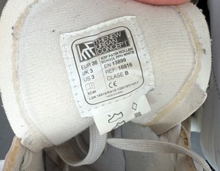 Patines KRF Blancos Talla 36 + bolsa y protectores