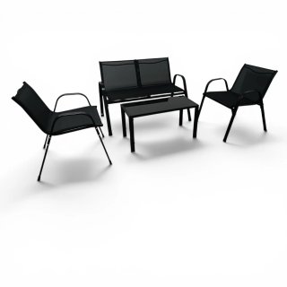 Conjunto de jardín negro
