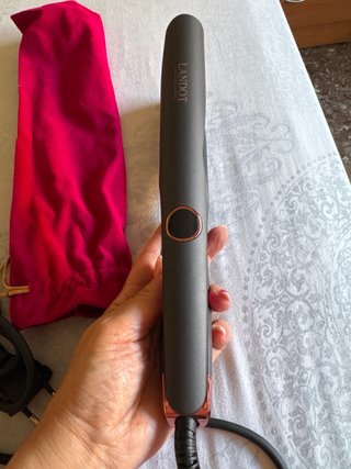 Plancha pelo LANDOT oro y rosa