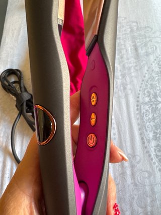 Plancha pelo LANDOT oro y rosa