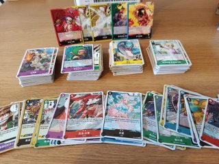 Lote 350 cartas One Piece OP-05
