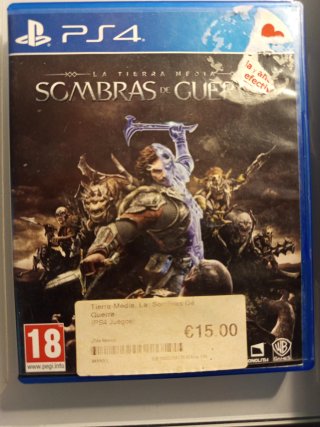 La Tierra Media: Sombras de Guerra PS4