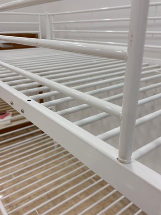 Cama doble individual de hierro nueva