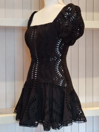 Vestido Mexik Charo Ruiz Negro