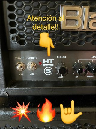 Cabezal Blackstar HT5 Metal Válvulas