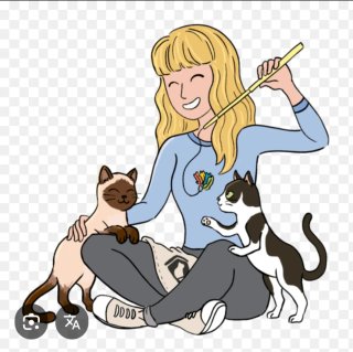 Cuidadora de gatos