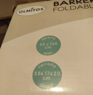 Barrera Cama Plegable Olmitos
