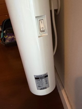 Radiador eléctrico blanco