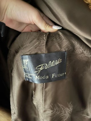Abrigo de piel de zorro