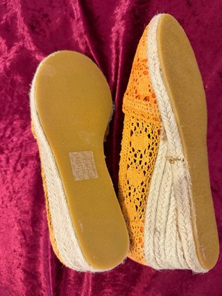 Alpargatas boho amarillas T36