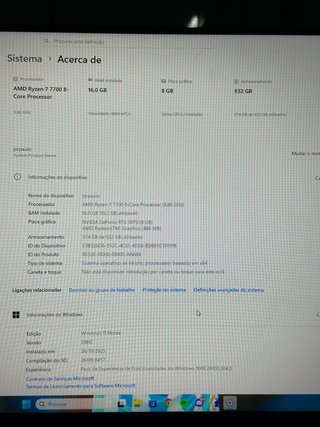 PC Gaming Ryzen 7 7700 + RTX 3070