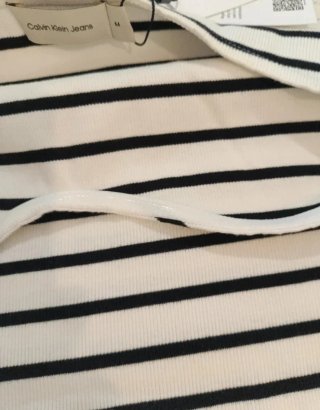 Vestido palabra de honor Calvin Klein