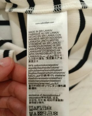 Vestido palabra de honor Calvin Klein