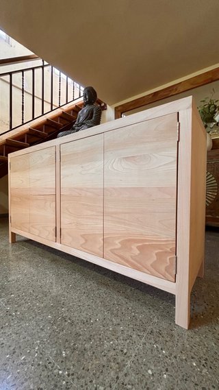 Mueble consola aparador alacena haya