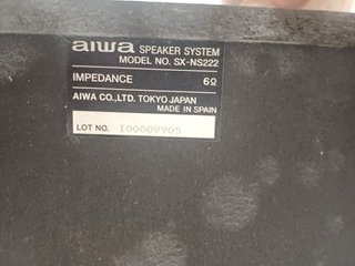 Altavoces Aiwa Grandes