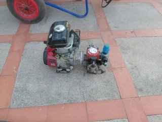Bomba sulfatadora gasolina 4 tiempos