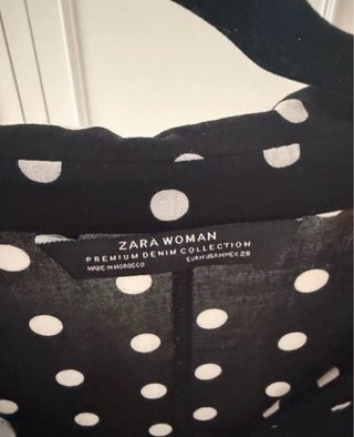 Vestido Zara lunares estilo camisola
