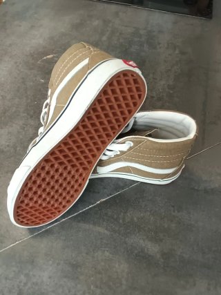 Vans sk8-Hi altas Talla 36.5 Kaki Nuevas etiqueta