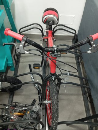 Bicicleta infantil roja Zhitong