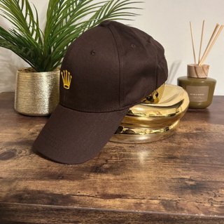 Berretto unisex marrone con corona