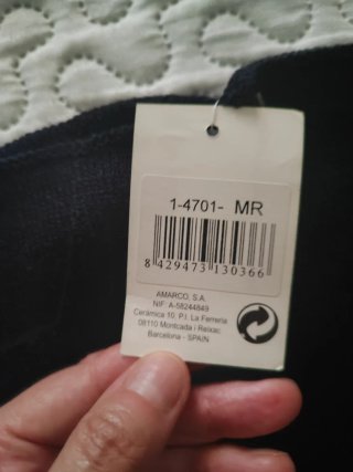 Braga de cuello Amarco sin estrenar Azul marino