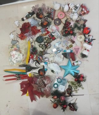 (SE VENDE TODO LO QUE HAY EN LA FOTO) Set Navideño
