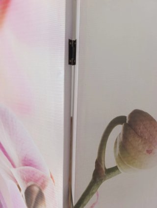 Biombo Divisor 6 Hojas 2m Flores Orquídea