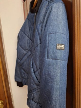 Chaqueta bomber acolchada G-Star Raw azul