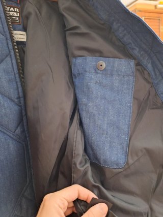 Chaqueta bomber acolchada G-Star Raw azul