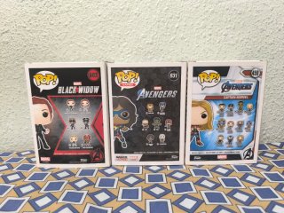 Funko: Black Widow, Kamala Khan, Captain marvel