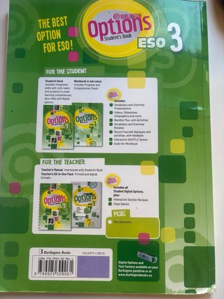 Libro ingles BURLINGTON books 3 ESO