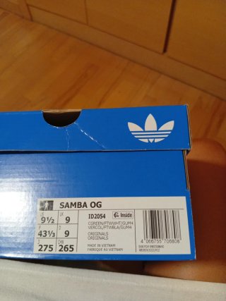 Zapatillas Adidas Samba OG Verde Talla 43 1/3