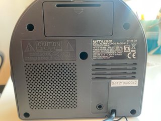 Radio Despertador Muse M-185 CR