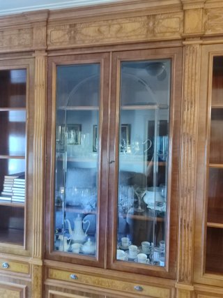 Librería madera maciza estilo inglés