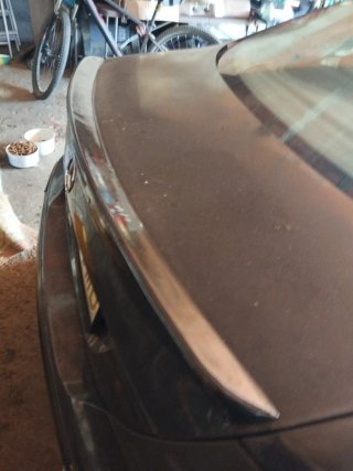 Alerón negro W209 CLK