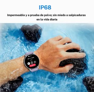 Reloj Inteligente GWENLAND Rosa Impermeable