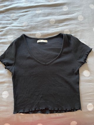 Top Pull&Bear Negro Talla S