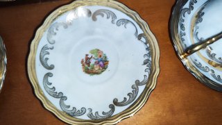 Servizio tazzine Bavaria porcellana oro