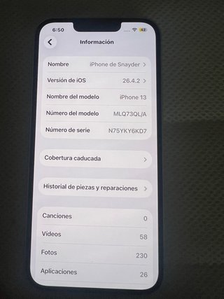 iPhone 13  Blanco