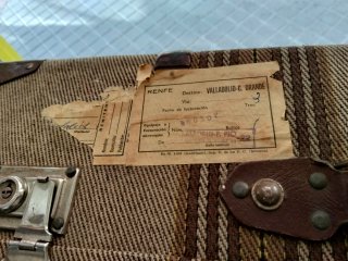 Maleta vintage de viaje Años 60