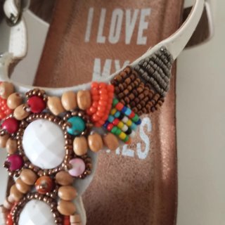 Sandalias Mandarina Boho Multicolor