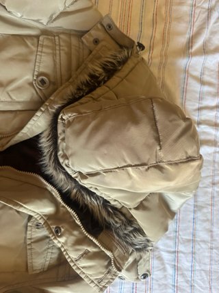 Chaqueta Zara Young Invierno Beige